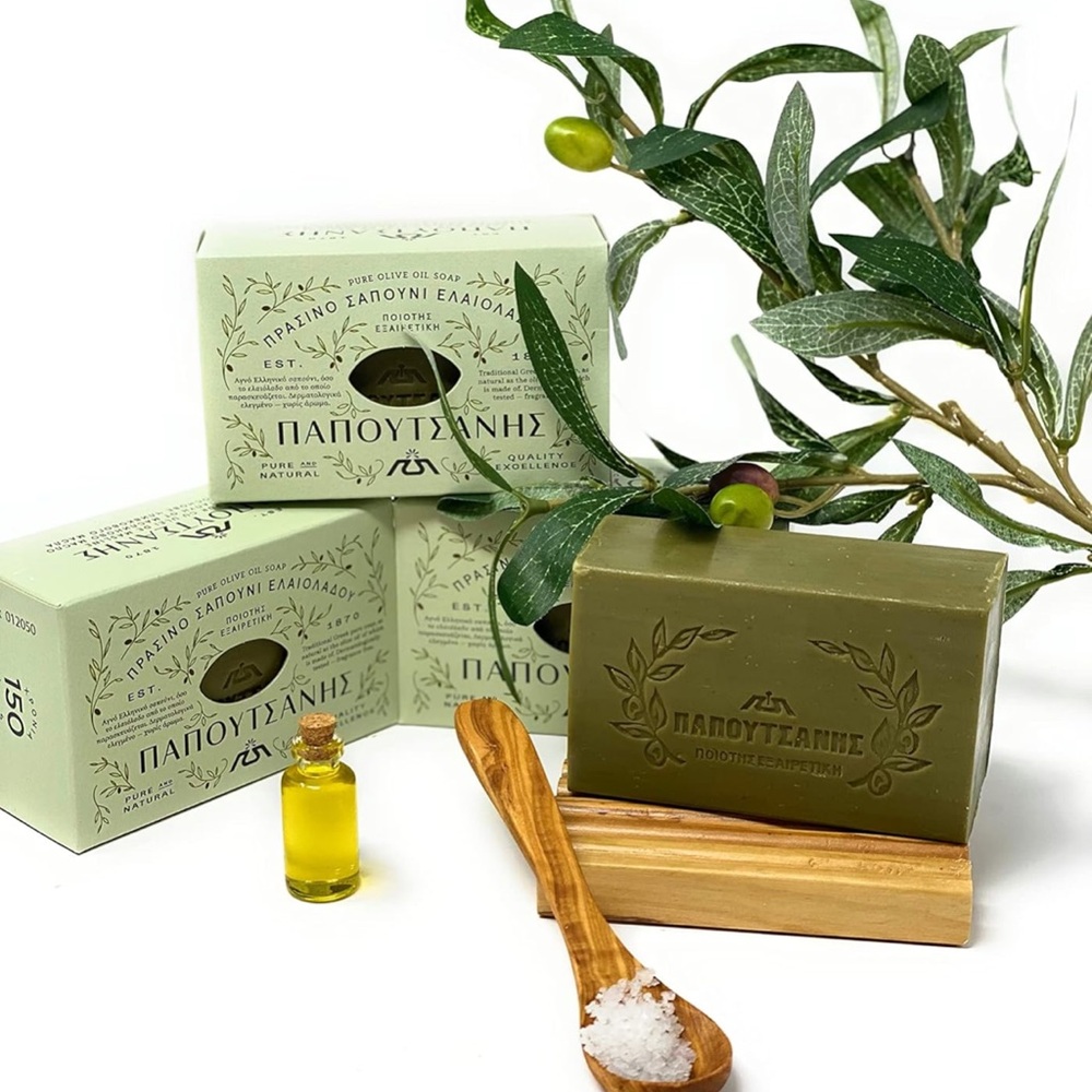 Pure Greek Olive Oil Castile Bar Soap PACK OF 4